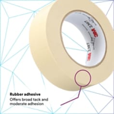 RUBBER ADHESIVE: Offers broad tack and moderate adhesion