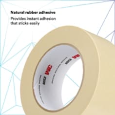 NATURAL RUBBER ADHESIVE: Provides instant adhesion that sticks easily