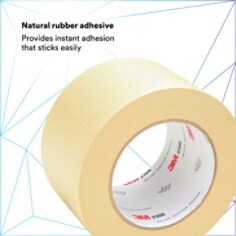 NATURAL RUBBER ADHESIVE: Provides instant adhesion that sticks easily