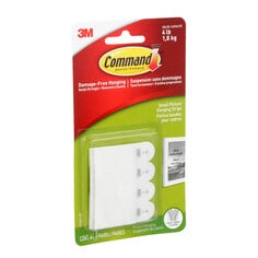 Command™ Picture Hanging Strips 17202-EF, White, Small