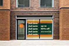 Big Air retail window using 3M™ Scotchcal™ Perforated Window Graphic Film & Overlaminate - 1