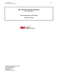 3M" Molded Assembly, 2M Series_ Qualification Results.xlsx