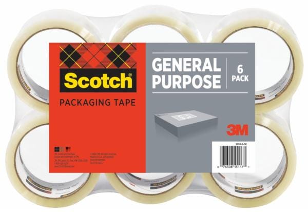 Scotch Shipping Packaging Tape 3350L-6