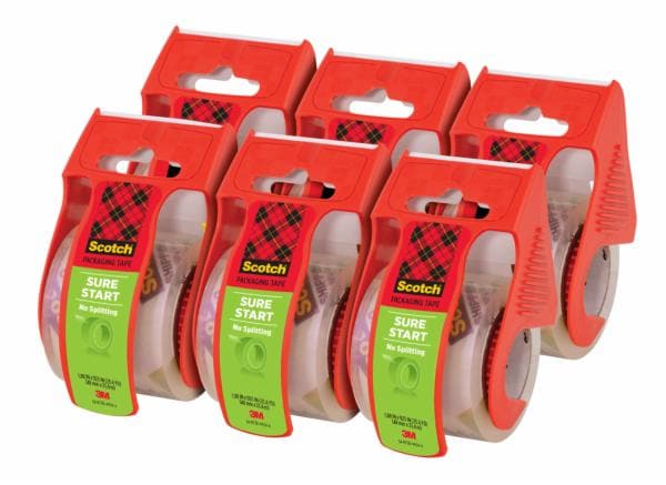 Scotch Sure Start Shipping Packaging Tape 145-6