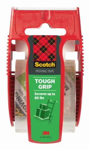 Scotch Tough Grip Moving Packaging Tape, 1.88 in x 27.7 yd (48 mm x 25,4 m) image Scotch Tough Grip Moving Packaging Tape, 1.88 in x 27.7 yd (48 mm x 25,4 m)image