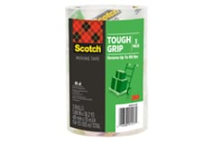 Scotch® Tough Grip Packaging Tape, 1.88" x 38.2 yd (48 mm x 35 m), 3-PK
