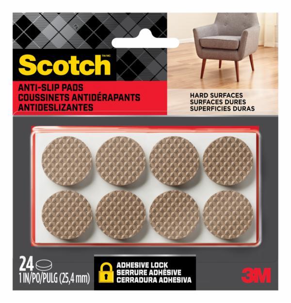 Scotch Gripping Pads 1-in Round