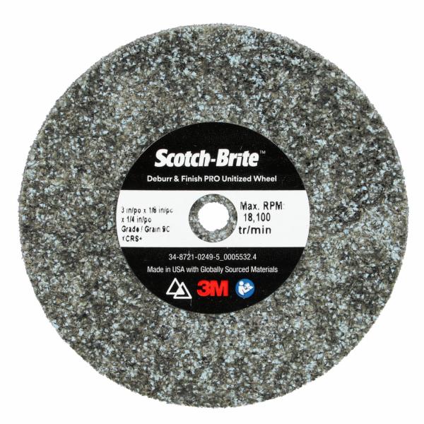 Scotch-Brite Deburr & Finish PRO Unitized Wheel