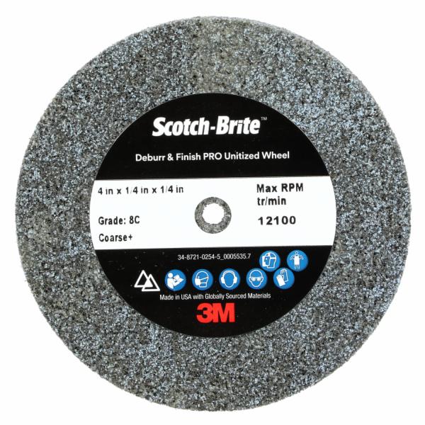 Scotch-Brite Deburr & Finish PRO Unitized Wheel