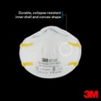 Lot De 20 Masques Respiratoires 3M 8710E FFP1 - Réglables Pour Ponçage, Bricolage, Poussières | Pack économique