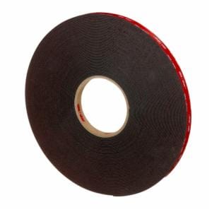 3M™ VHB Tape LVO-160BF, Black, 1/2 in x 36 yd, 45 mil, Film Liner, 18 Roll/Caseimage