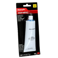 A tube of Bondo Cream Hardener, 2.75 oz