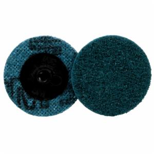 Scotch-Brite Roloc Surface Conditioning Disc, SC-DS, A/O Very Fine, TS, 2 in, 50/Carton, 200 ea/Caseimage