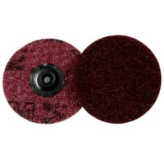 A Scotch-Brite Roloc Surface Conditioning Disc, SC-DS, A/O Medium, TS, 3 in