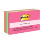 Post-it® Notes, 3 in x 5 in, Poptimistic Collection, 5 Pads/Pack