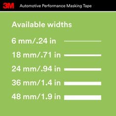 Available in 6mm, 18mm,24mm,36mm,48mm widths