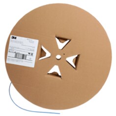 3M Heat Shrink Thin-Wall Tubing FP-301-1/8-Blue-500', 500 ft Length per spool, 3 Rolls/Case