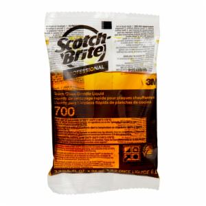 Scotch-Brite Quick Clean Griddle Liquid 700-40, 3.2 Oz Pack, 40/Case image Scotch-Brite Quick Clean Griddle Liquid 700-40, 3.2 Oz Pack, 40/Caseimage