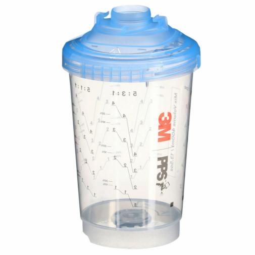 Midi sized PPS Vented Spray Cups Kit with 125 Micron Filter
