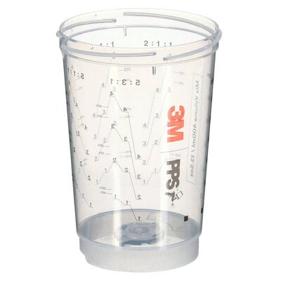 3M™ PPS™ Series 2.0 Vented Spray Cups 26362, Midi (13.5 fl oz, 400 ml), 1 Pack/Case