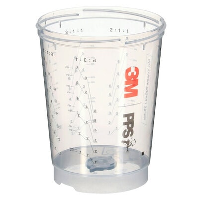 3M™ PPS™ Series 2.0 Vented Spray Cups 26363, Standard (23.7 fl oz, 700 ml), 1 Pack/Case