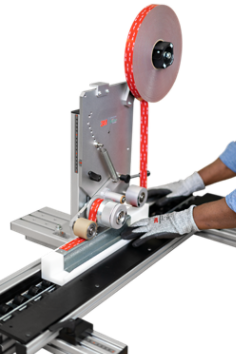 Straight Line Laminator Image with Hands application image
