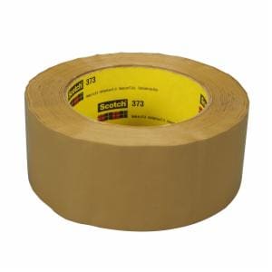 Scotch Box Sealing Tape 373, Tan, 48 mm x 50 m, (6 Roll/Pack) 36/Case image Scotch Box Sealing Tape 373, Tan, 48 mm x 50 m, (6 Roll/Pack) 36/Caseimage