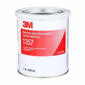 3M™ Neoprene High Performance Contact Adhesive 1357, Gray-Green, 1 Quart, 12 Can/Case image 3M™ Neoprene High Performance Contact Adhesive 1357, Gray-Green, 1 Quart, 12 Can/Caseimage