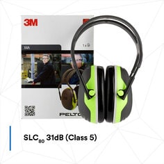 3M™ PELTOR™ X Series Premium Headband Earmuff X4A, Certification