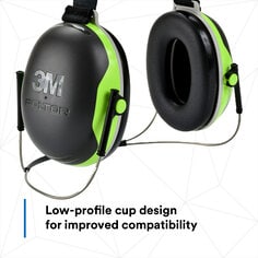 3M™ PELTOR™ X4 Earmuffs X4B, Compatibility Design