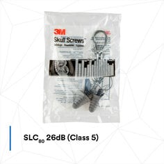 3M™ Skull Screws™ Earplugs P1301, Corded, Certification