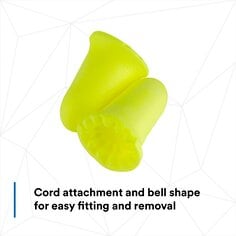 3M™ E-A-Rsoft™ FX™ Earplugs 312-1261, Uncorded, Utility-Fitting