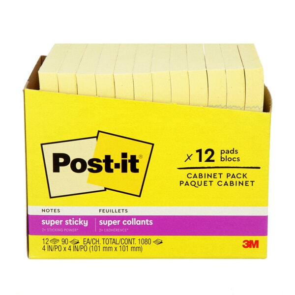 Post-it Super Sticky Notes 675-12SSCP