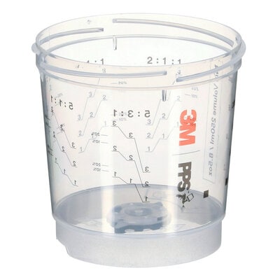 3M™ PPS™ Series 2.0 Vented Spray Cups 26361, Mini (8.5 fl oz, 250 ml), 1 Pack/Case