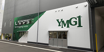 株式会社ワイエムジーワン壁面ラッピング