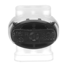 3M Scotchlok Electrical IDC 316IR, Pigtail, Black/White, 22-16 AWG