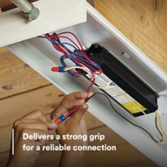 Delivers a strong grip for a reliable connection