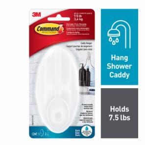 Command Shower Caddy Hanger with Water Resistant Strips BATH19-ESF image Command Shower Caddy Hanger with Water Resistant Strips BATH19-ESFimage
