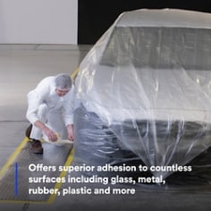 Offers superior adhesion to countless surfaces including glass, metal, rubber, plastic, and more