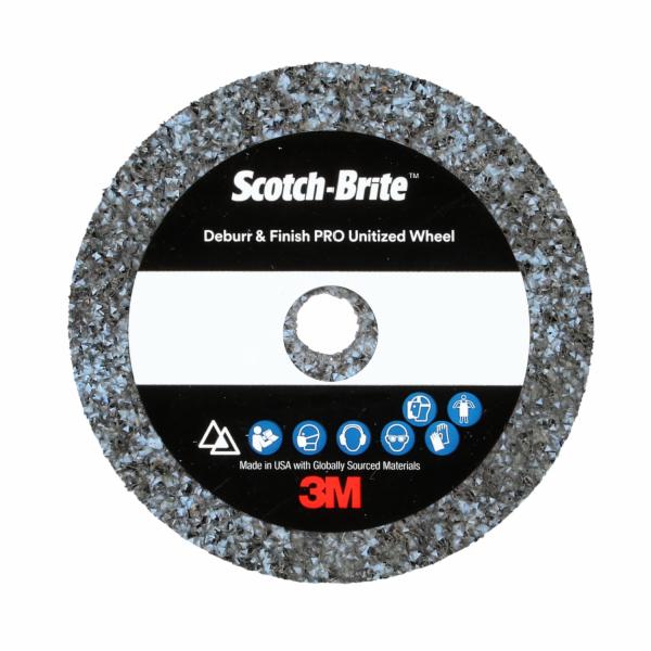 Scotch-Brite Deburr & Finish PRO Unitized Wheel