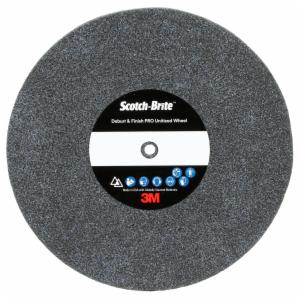 Scotch-Brite Deburr & Finish PRO Unitized Wheel, DP-UW, 8C Coarse+, 6 in x 1 in x 1 in, 2 ea/Caseimage