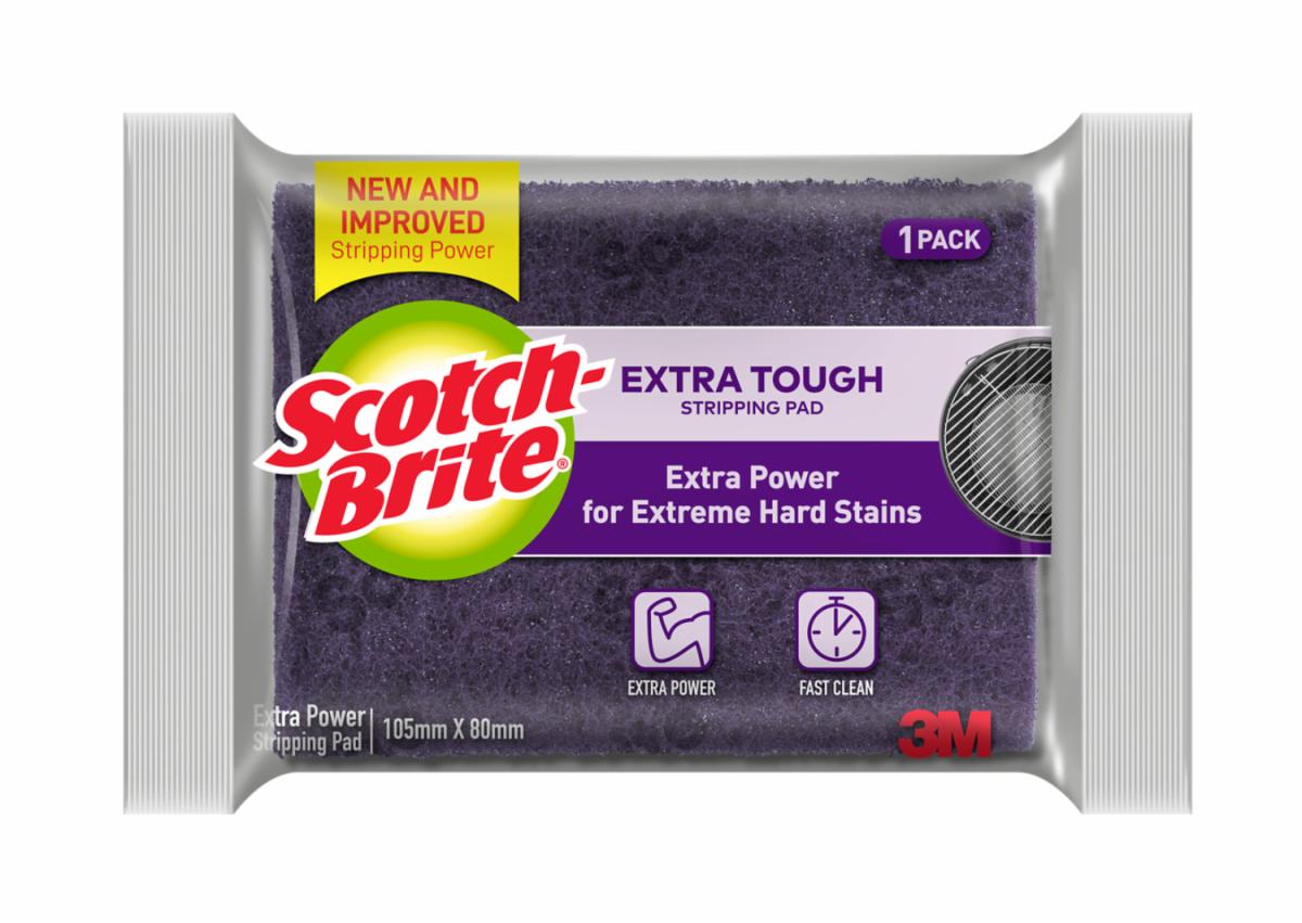ScotchBrite® Extra Tough Stripping Pad, 105 mm x 80 mm, 96 Pack/Case