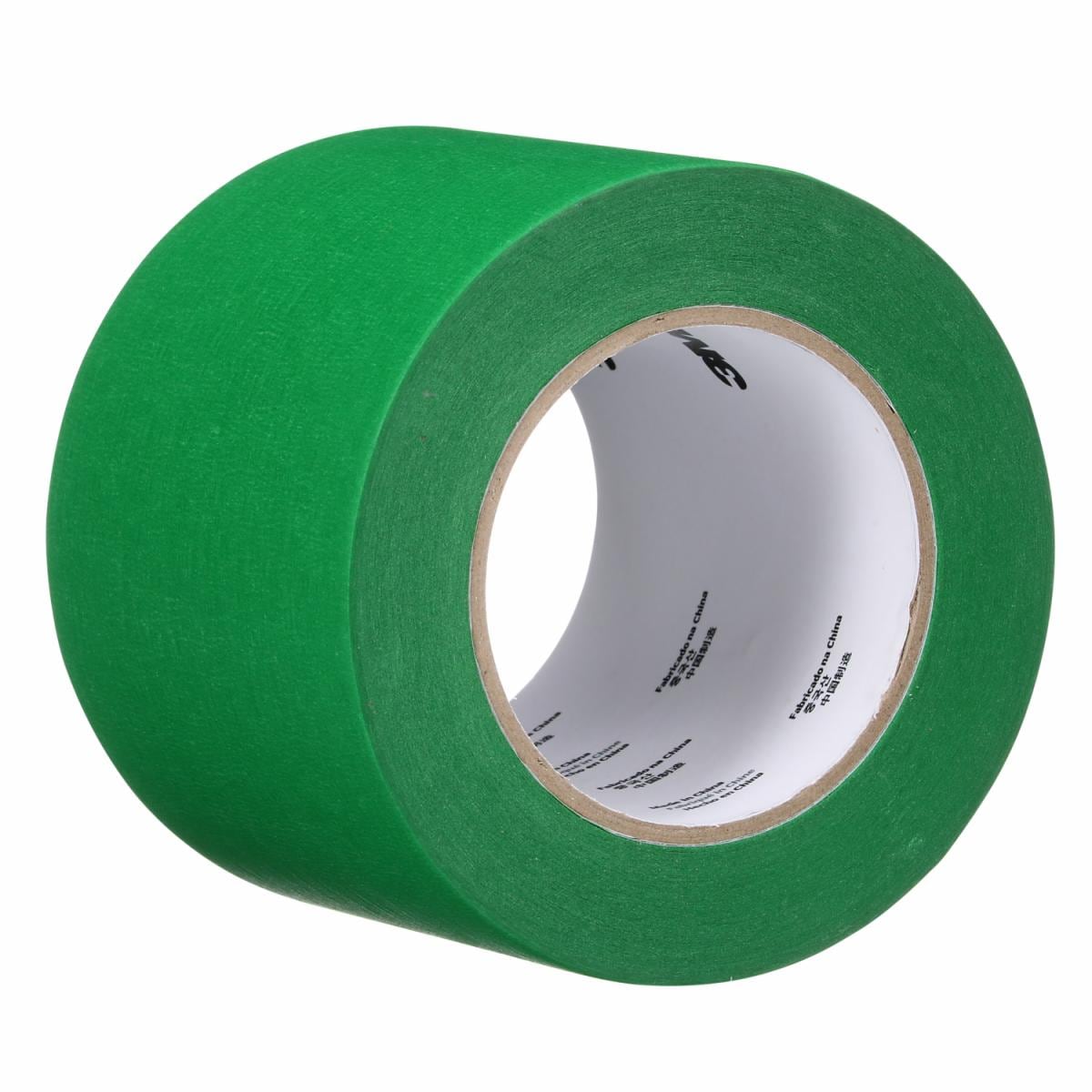 3M™ UV Resistant Green Masking Tape, 96 mm x 55 m, 24 Rolls/Case 3M United States