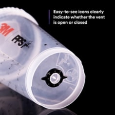 Easy-to-see icons clearly indicate whether the vent is open or closed