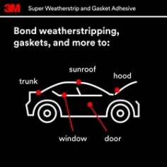 3M™ Yellow Super Weatherstrip and Gasket Adhesive