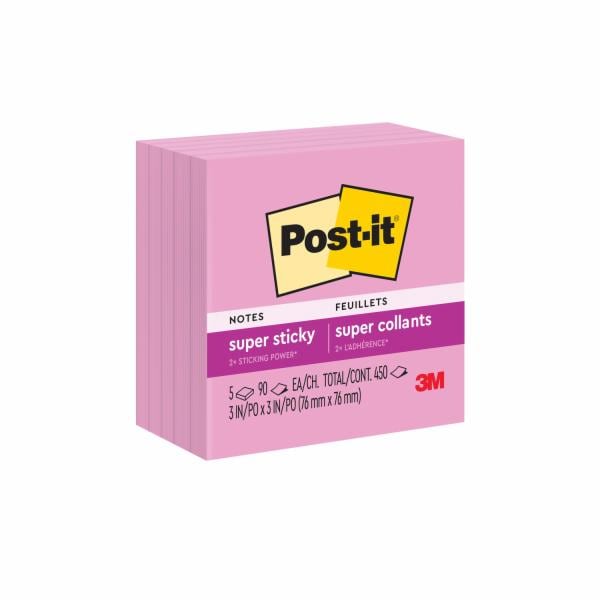 Post-it Super Sticky Notes 654-5SSNP