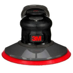 A 3M Xtract Pneumatic Random Orbital Sander, 88960, 6 in, Self-Generated Vacuum, 3/8 in Orbit