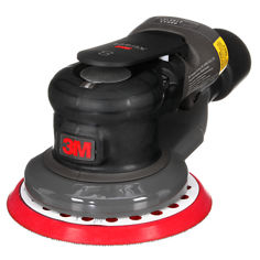 A 3M Xtract Pneumatic Random Orbital Sander, 88943, 5 in, Central Vacuum, 5/16 in Orbit