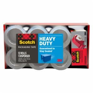 Scotch Packaging Tape Heavy Duty Shipping, 3850-12-DP3, 1.88 in x 54.6 yd (48 mm x 50 m), 12 Rolls/Pack image Scotch Packaging Tape Heavy Duty Shipping, 3850-12-DP3, 1.88 in x 54.6 yd (48 mm x 50 m), 12 Rolls/Packimage
