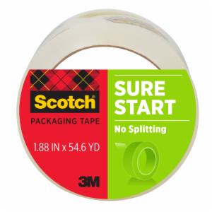 Scotch Sure Start Shipping Packaging Tape 3450, 1.88 in x 54.6 yd (48 mm x 50 m)image